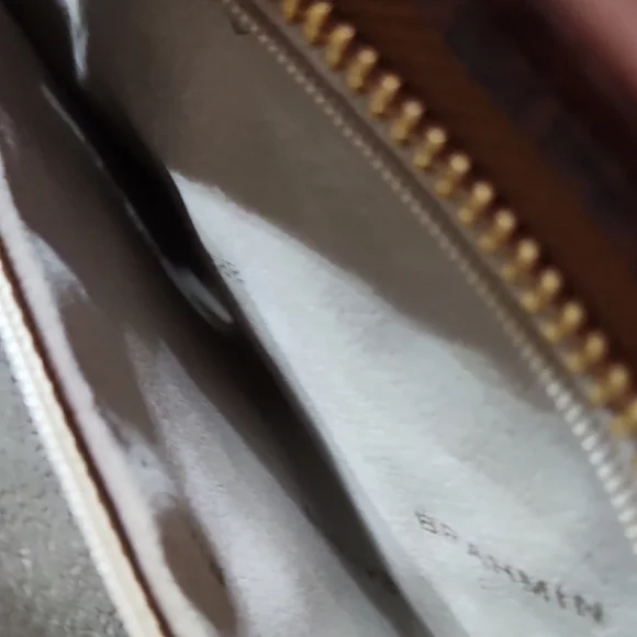 Brahmin Croc-Embossed Shoulder Bag in Rich Brown - Picture 5 of 13